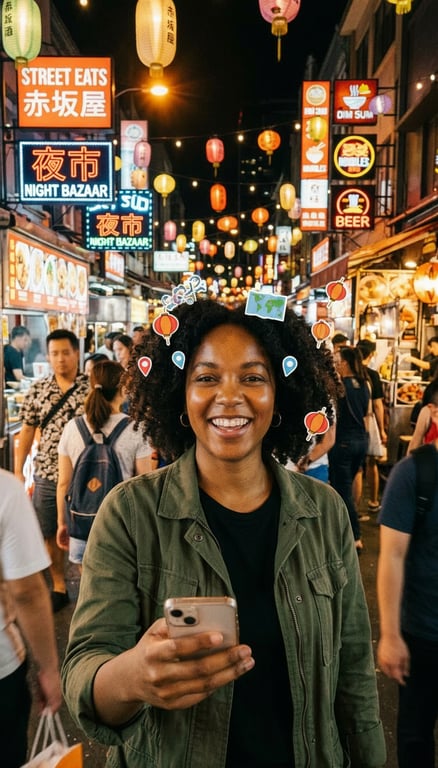 Add playful, travel-themed sti...