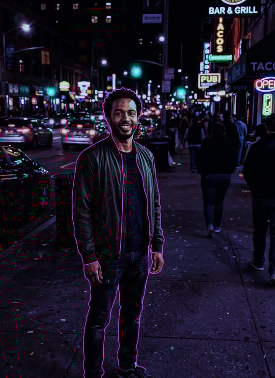 Transform this entire image in...