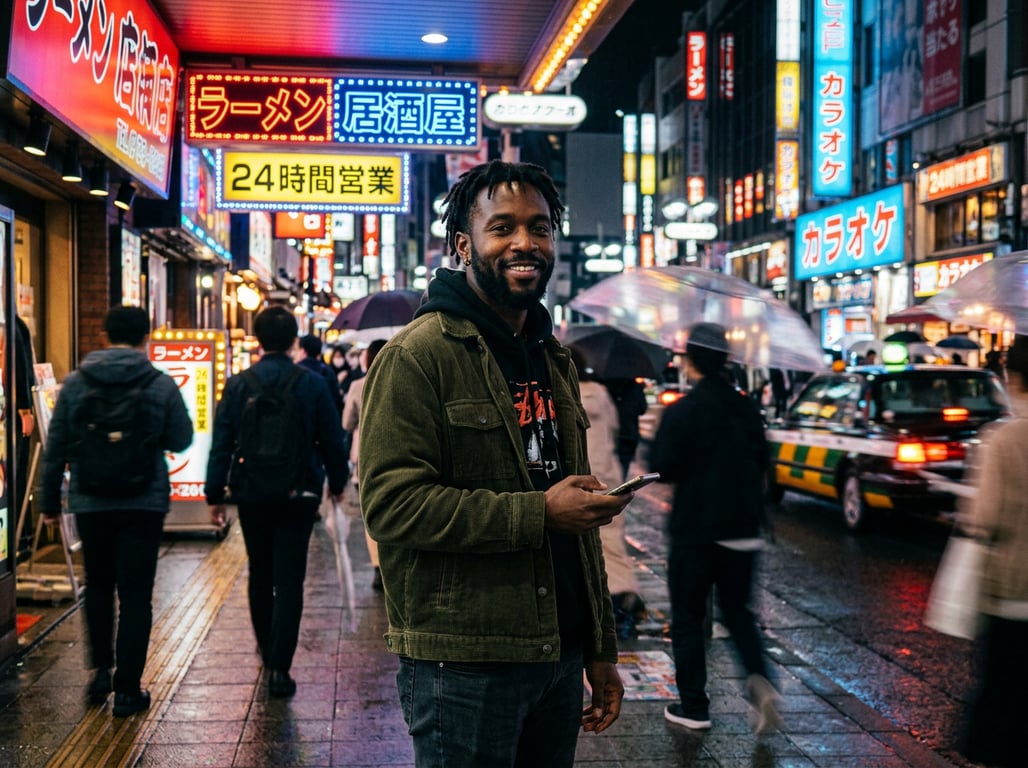 Convert this night street phot...
