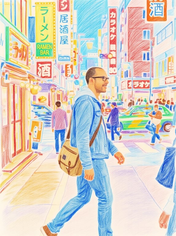 Apply a global pastel drawing ...