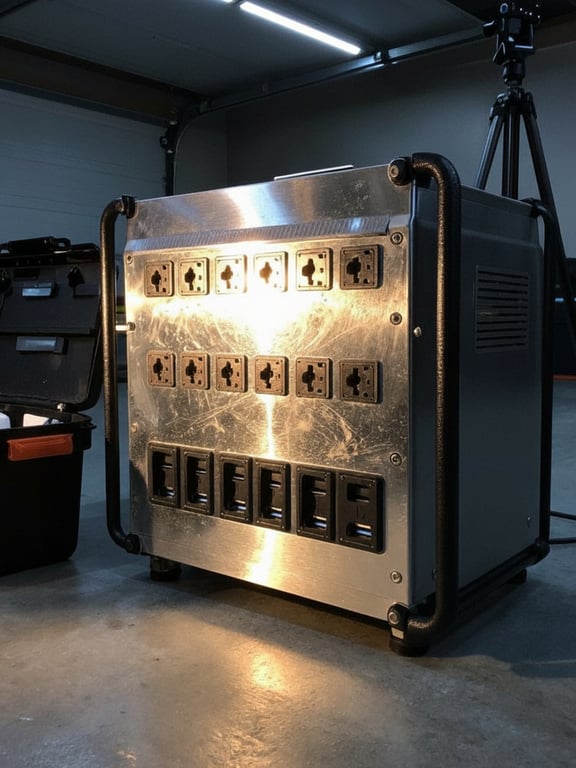 Maintain the garage setting, f...