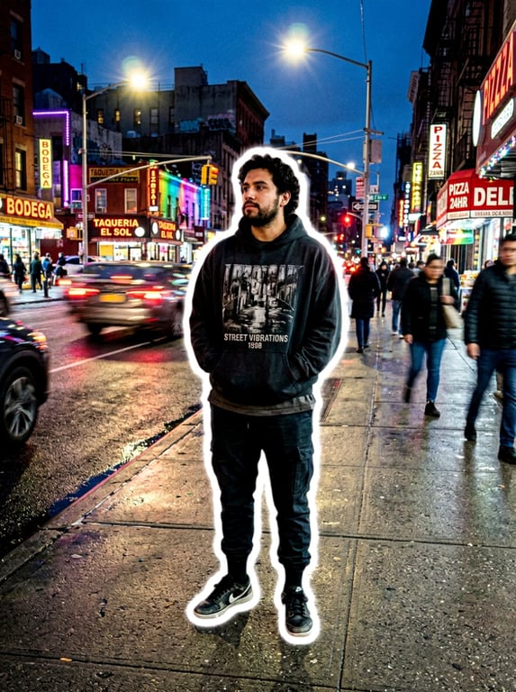 Create a thin, clean white hal...