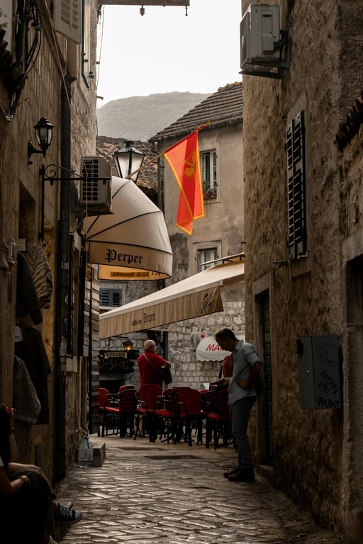 A flag representing a fusion of two cultures: seamlessly blending the layout and iconic symbols from two existing national flags into a new, cohesive design.