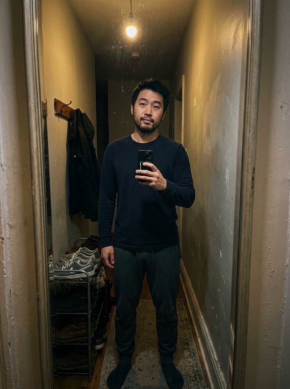 Turn this dim hallway mirror s...