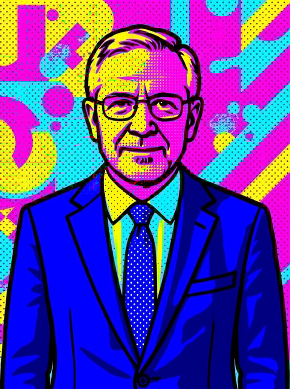 Restyle the whole headshot as ...