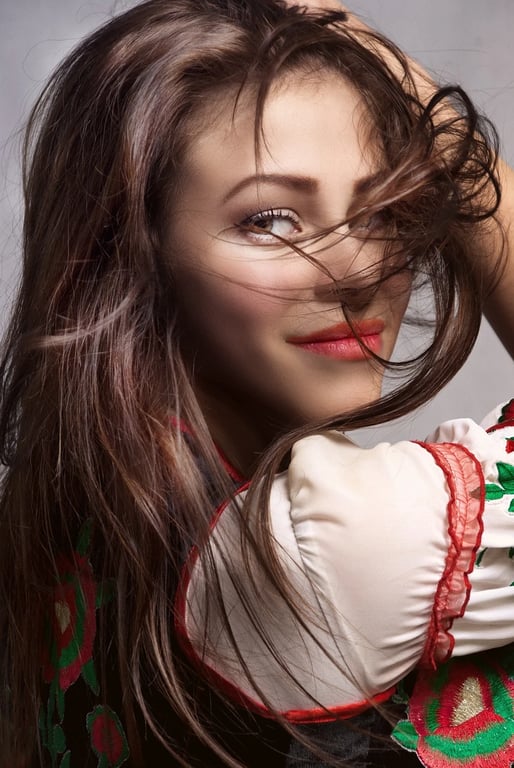 AI portrait generator before photo - outdoor portrait before artistic effect applied