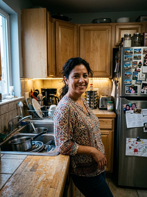 Replace the cluttered kitchen ...