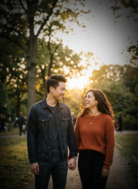 Apply a gentle radial dark vig...