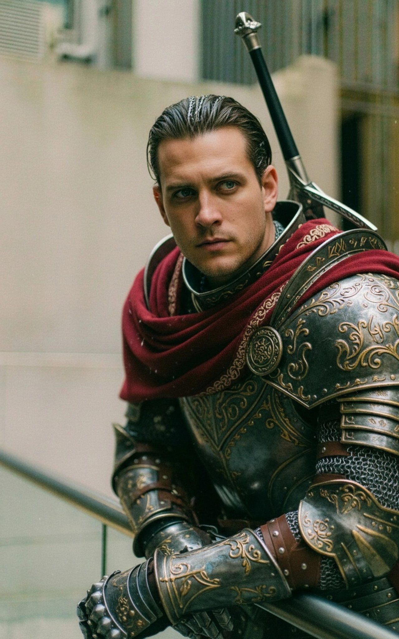 AI fantasy art filter after transformation - outdoor photo turned into dreamlike fantasy painting