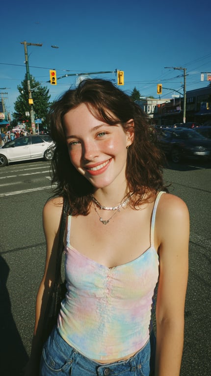 AI body enhancement filter after transformation - subtle enhancement effect applied