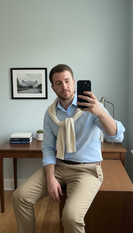 Reimagine this as an AI preppy...