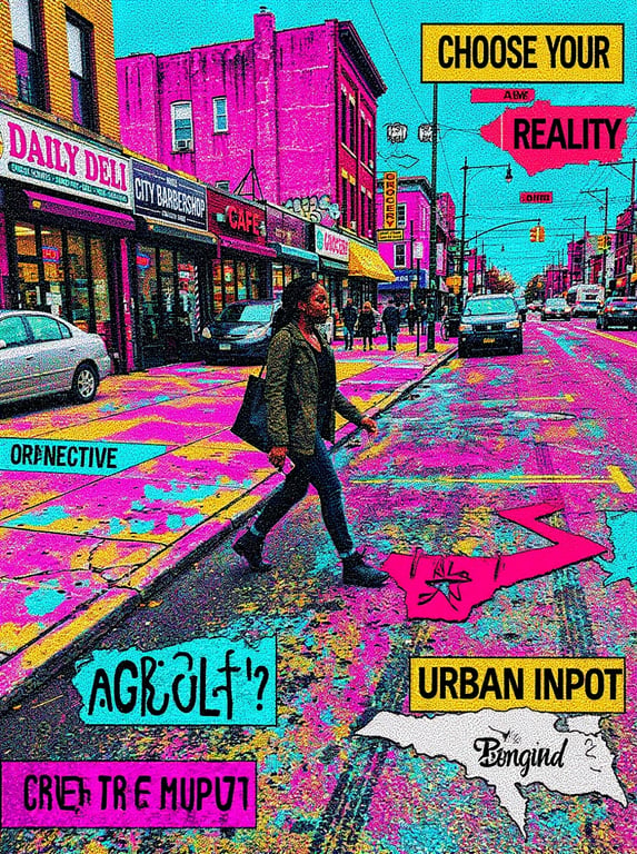 Rebuild this plain city street...