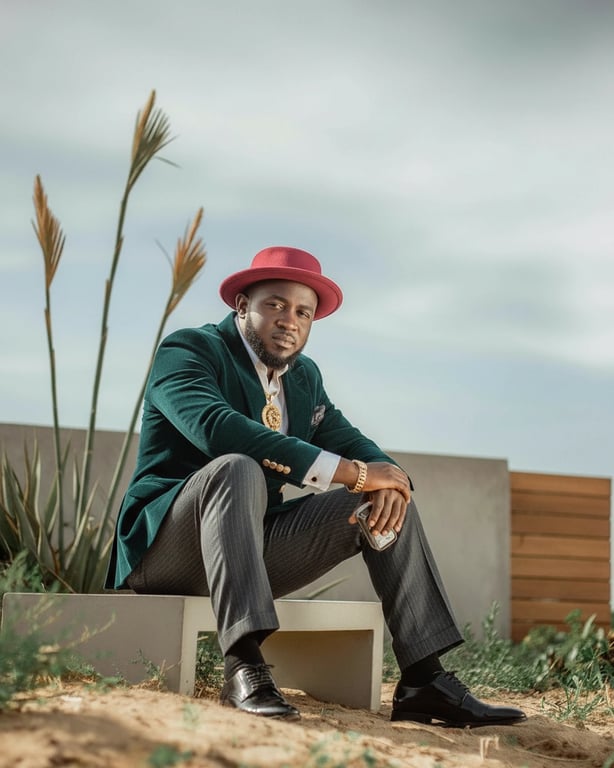 a portrait of a person enhanced with subtle aesthetic outfit styling, muted colors, balanced contrast, natural pose, and simple modern backdrop