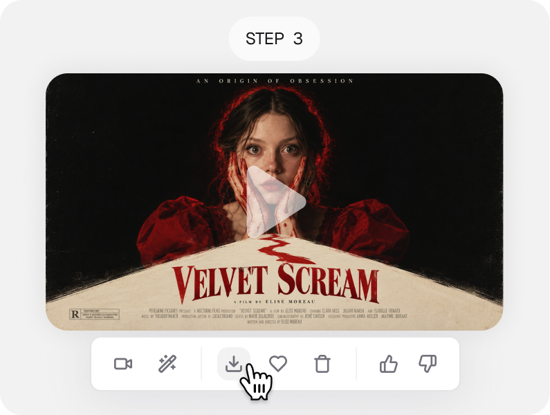 Generate and export your AI video