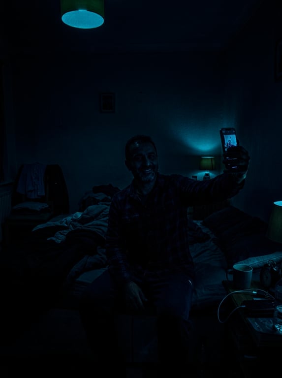 Turn this casual bedroom phone...