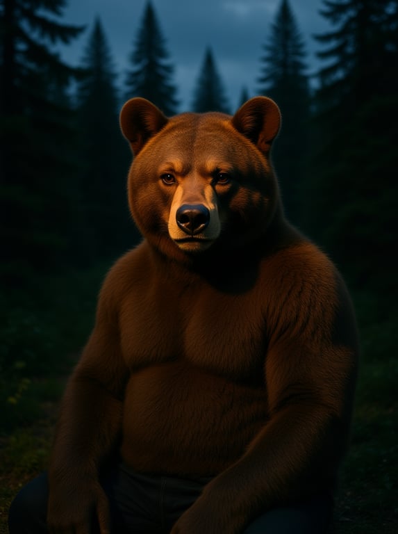 Transform the rough bear doodl...