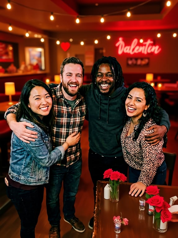 Refine this group bar photo in...