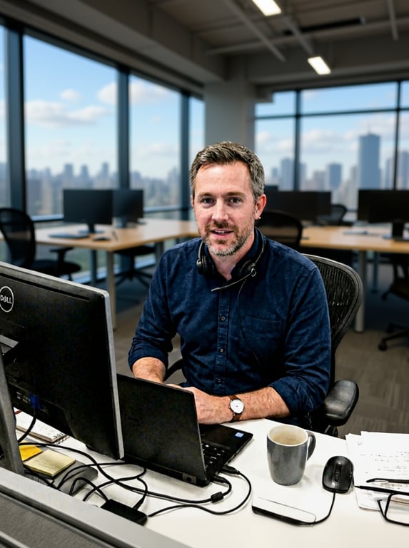 Replace the existing office en...