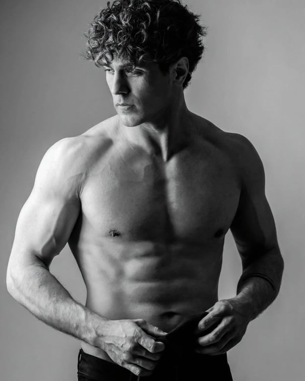 AI no beard filter after transformation - casual portrait after beard removal effect