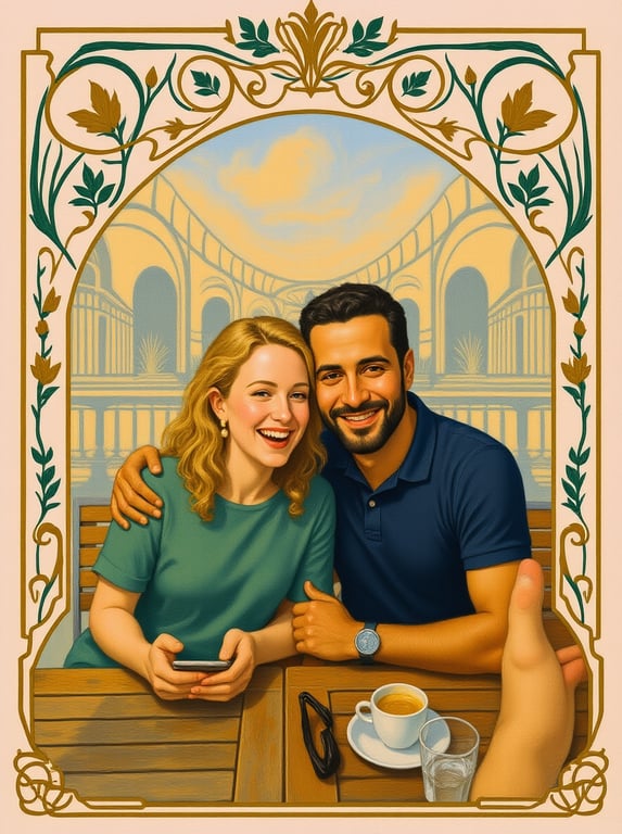 Transform this casual friends-...