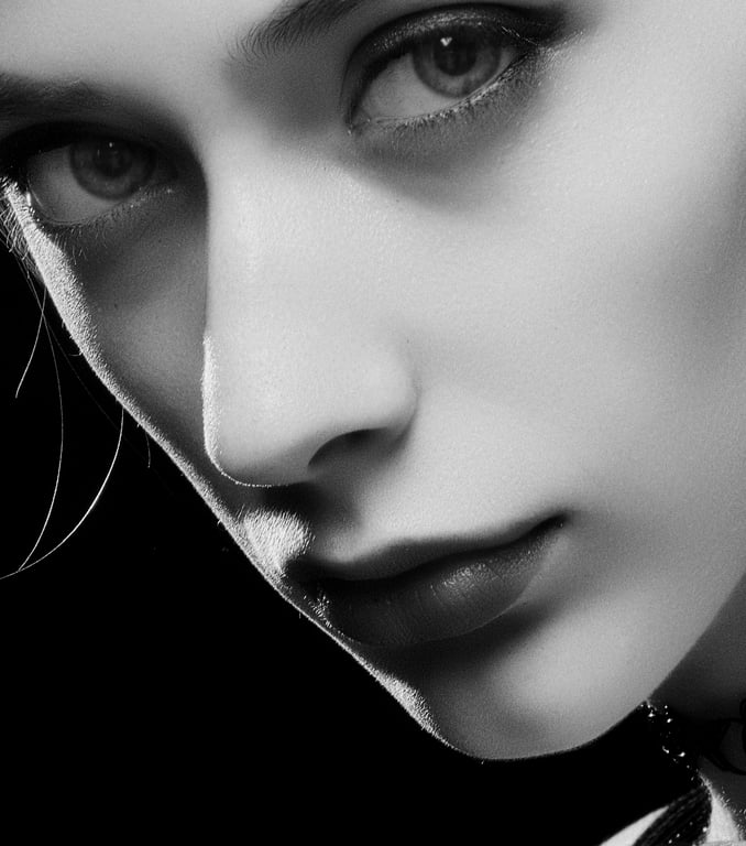 ai-demon-filter before pic - woman with natural expression