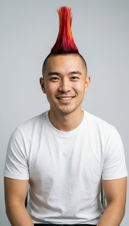 Transform his simple buzzcut i...