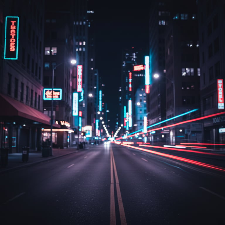 Transform the neon street phot...