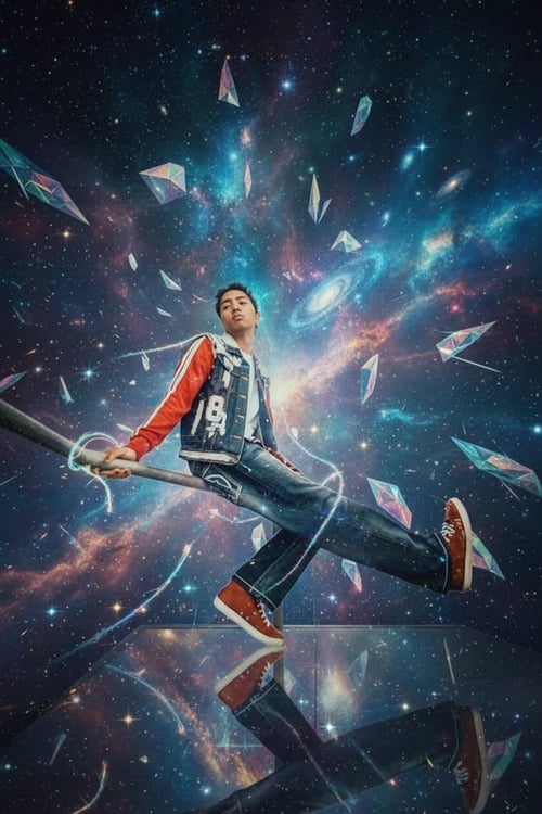 Dreamcore filter after transformation - portrait in cosmic dreamcore style