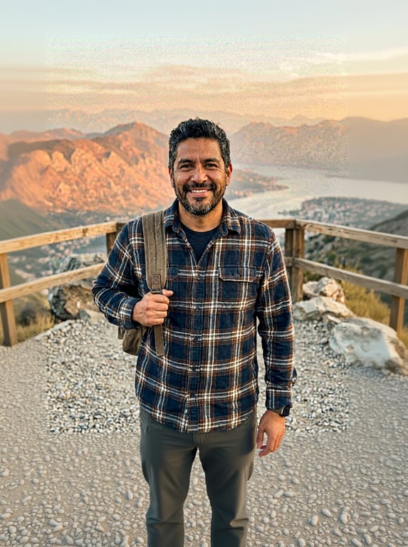 Transform this travel portrait...