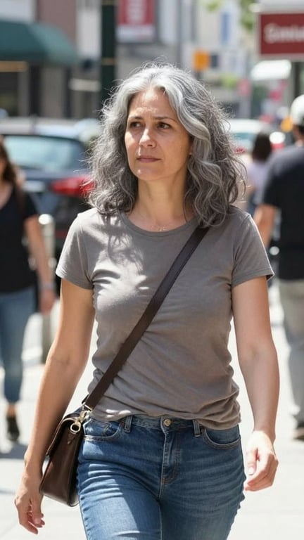 Without changing the woman’s f...