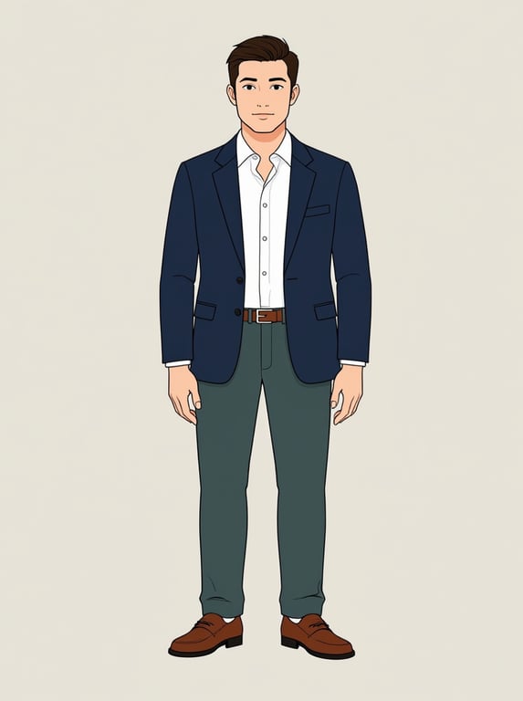 Turn this flat lay of garments...