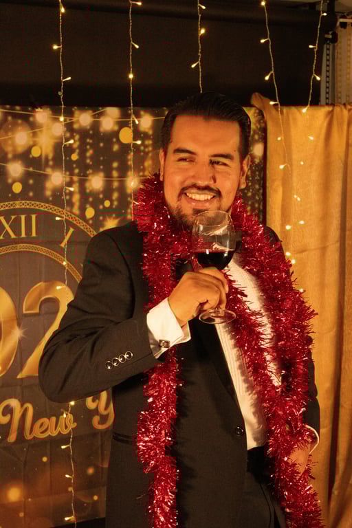 a portrait of a person with a clearly lowered hairline that brings hair farther down the forehead, making the hair appear denser and the face look more compact and refined