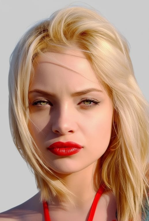 AI face cut out filter after transformation - influencer photo featuring transparent background cutout