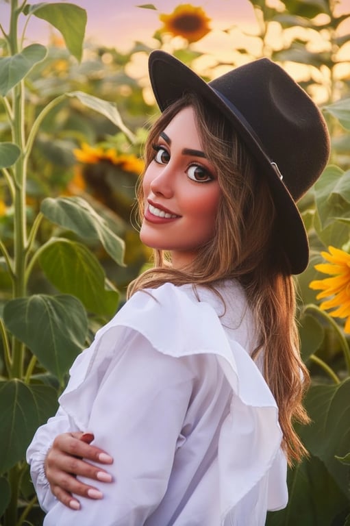 AI photo to 3D model filter after transformation - fashion portrait rendered into AI 3D sculpture