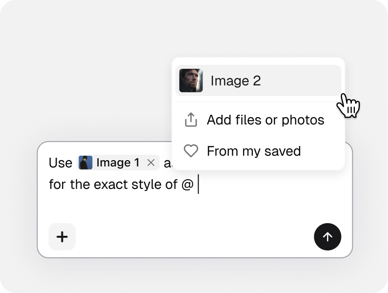 Choose your look and click to generate