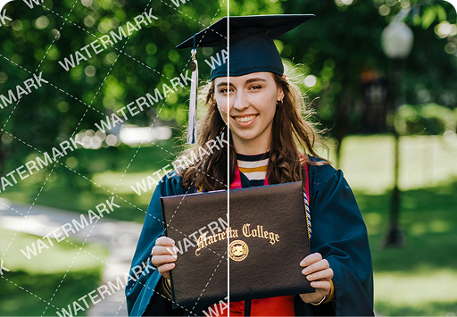 Удалить текст с изображения