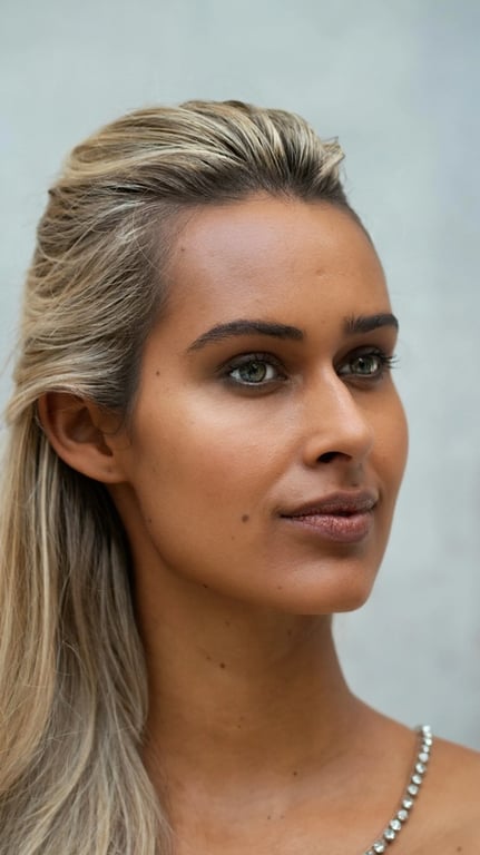 AI skin color changer before photo - full body photo original skin tone