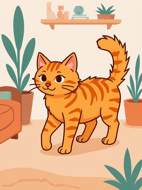 Turn this pet photo into a cha...