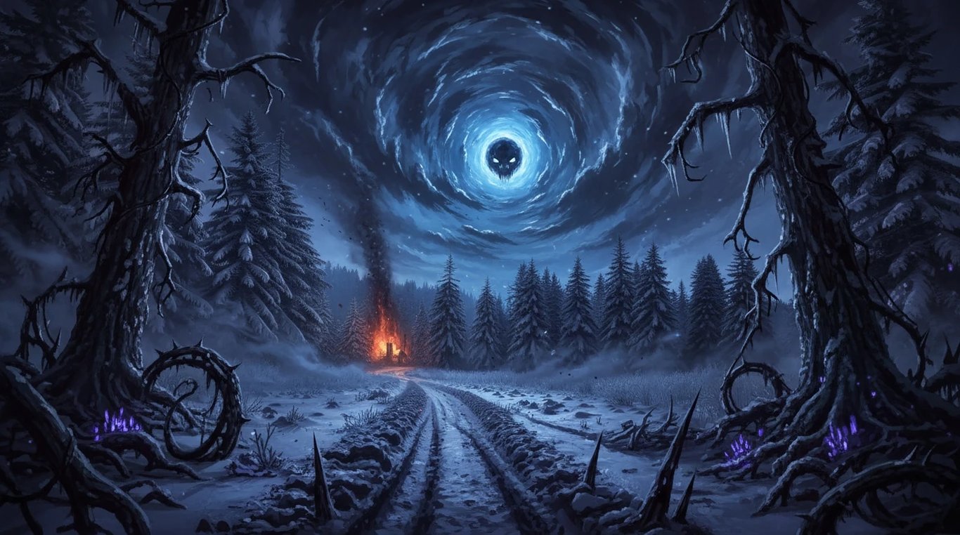 Photo to illustration after transformation - image rendered with fantasy art style