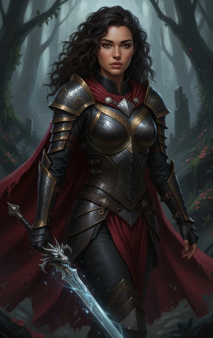 AI character generator after transformation - image stylized as fantasy or game-style avatar