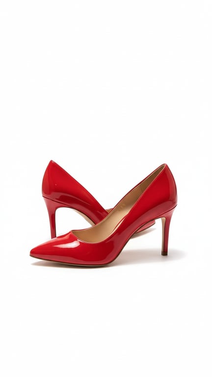 高跟鞋产品平铺图