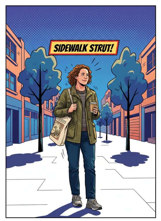 Turn this everyday sidewalk mo...
