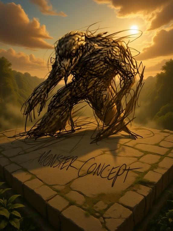 Convert this rough pencil sket...