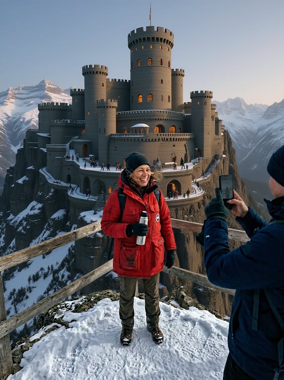 Embed a grand, high-fantasy ci...