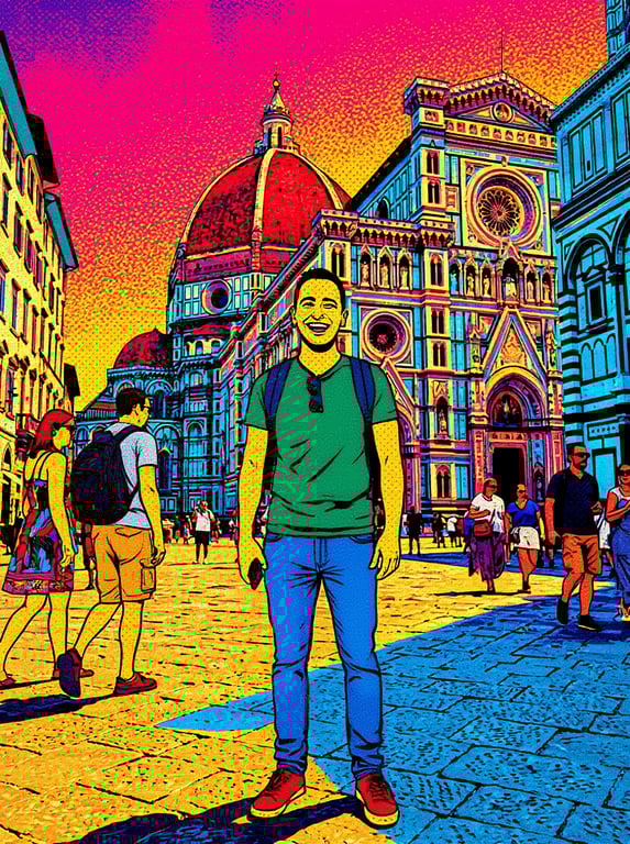 Stylize this travel snapshot i...