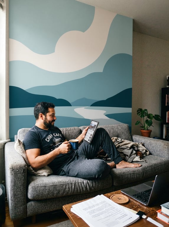 Redesign the entire living roo...