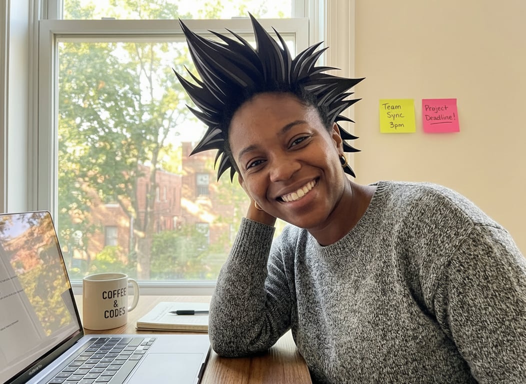 Convert only her existing hair...