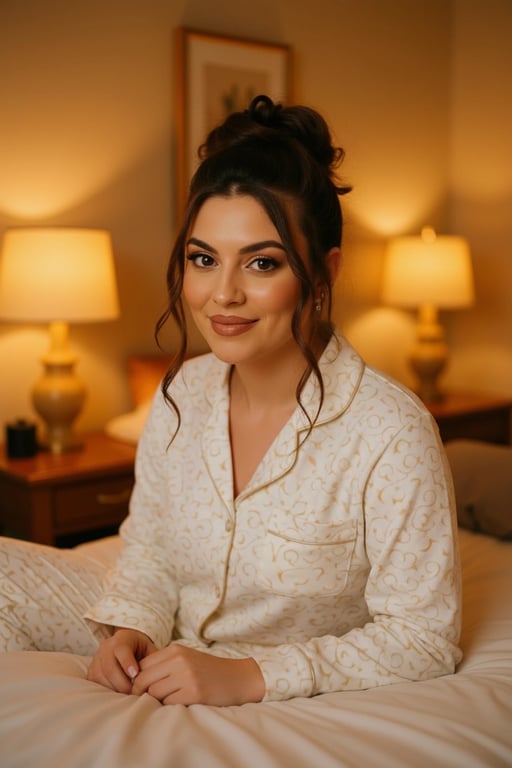 Cozy Outfits filter after transformation - portrait wearing turtleneck sweater dress cozy outfit with tights