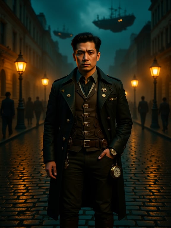 Convert this modern night stre...