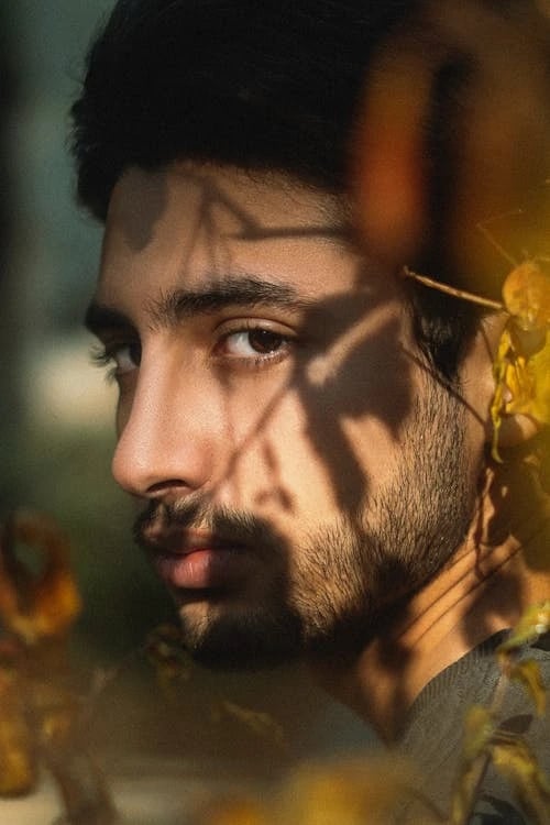 Sunset photos filter before photo - natural lighting portrait before transformation